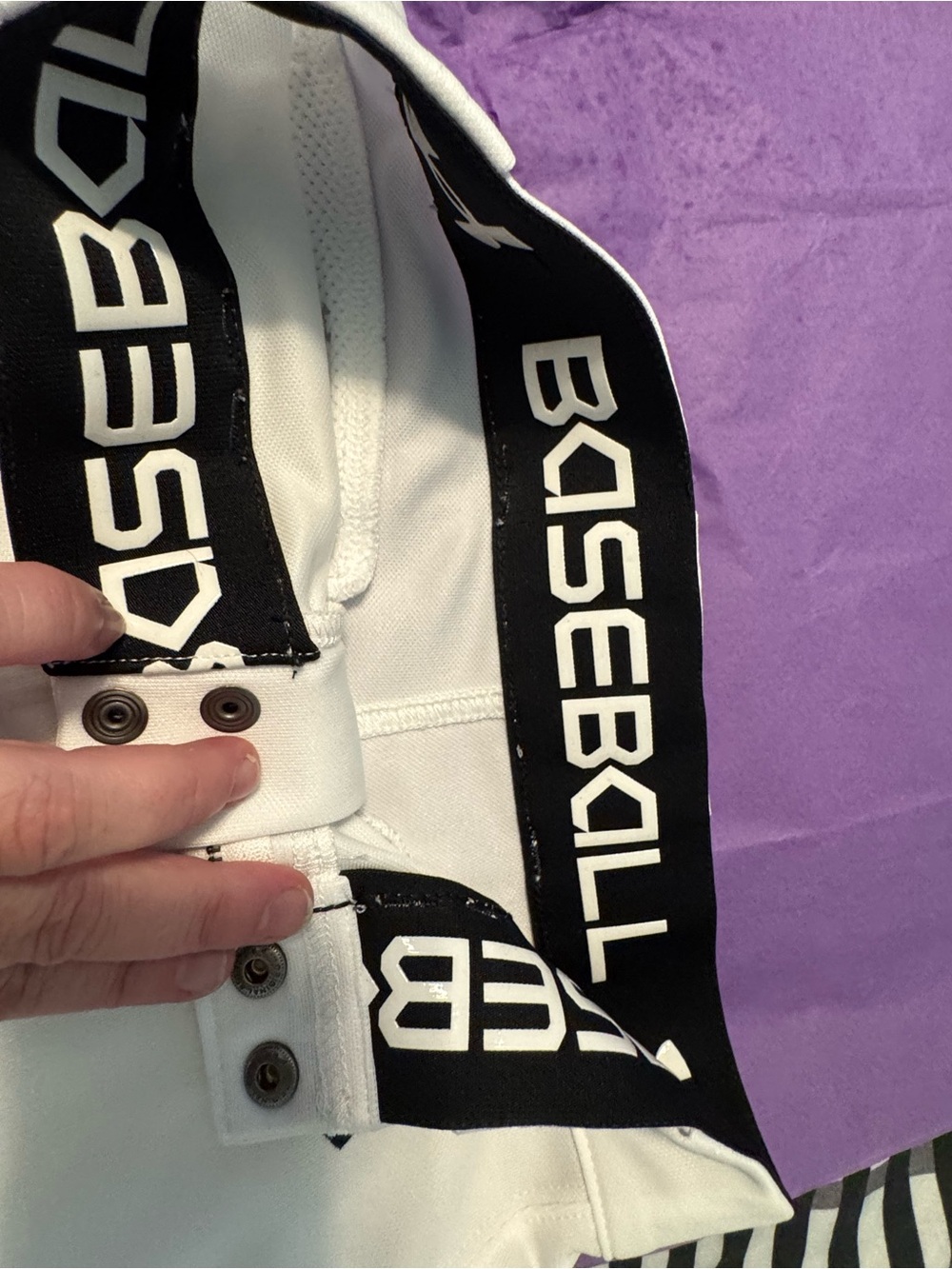 Under Armour Youth Small White Baseball Pants Open Bottom Belt Loops YS - Picture 9 of 9